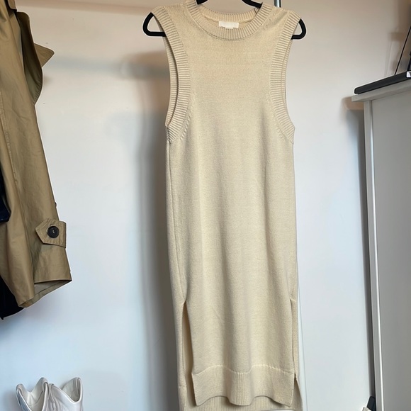 XS Beige Knit Dress - Picture 1 of 4